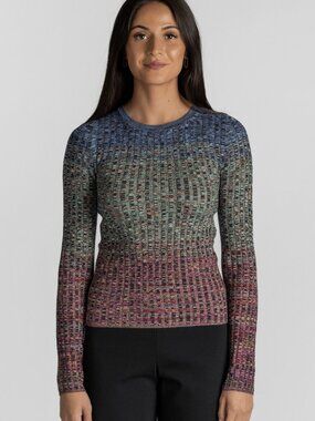 Odeeh Space-Dyed Sweater Multicolor S
